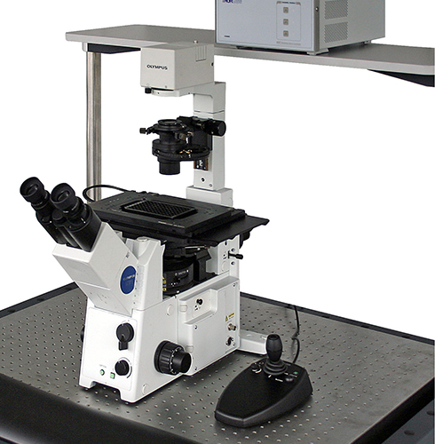 Posicionamiento de microscopio