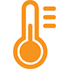 Icono de temperatura del aire