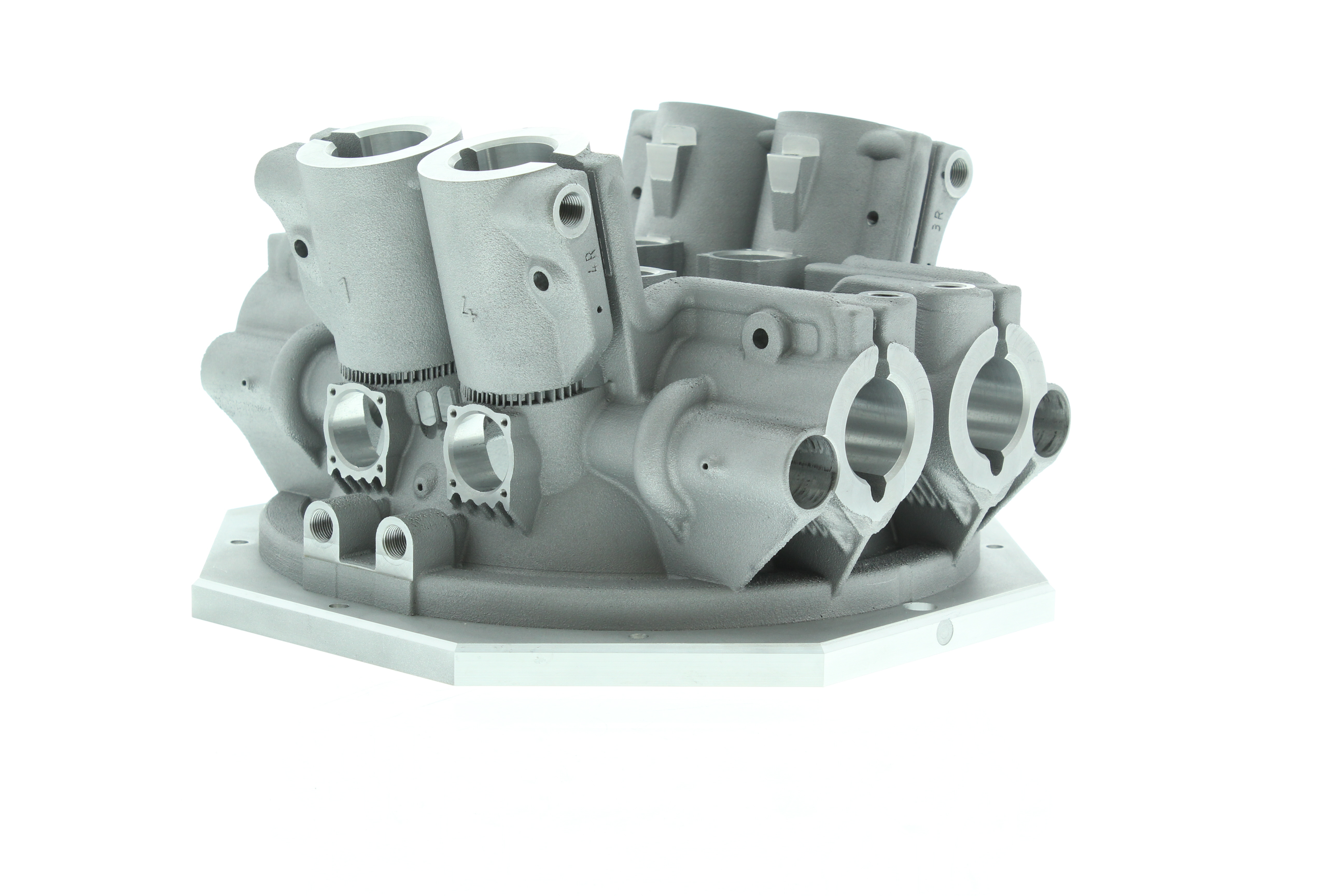 Additively manufactured galvo mounting for RenAM 500Q