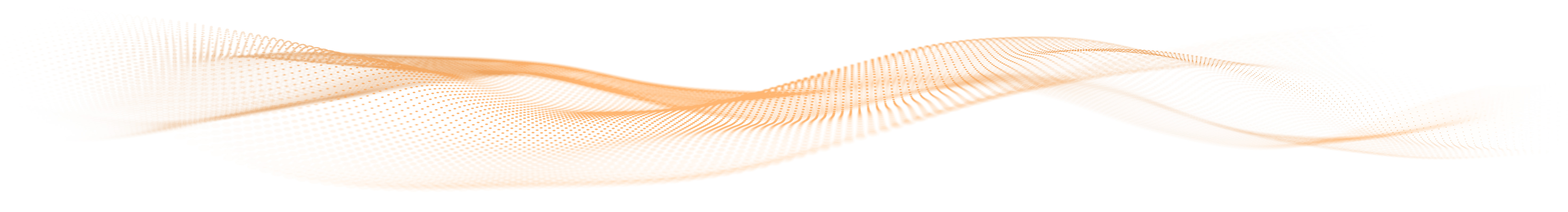 Gráfico de ondas de partículas naranja