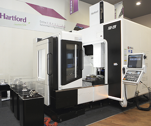 Hartford produce una gama completa de máquinas CNC de tamaño medio a grande, de tres y cinco eje