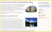 Renishaw's 'View from the mill' blog