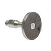 A-5004-1387 - M2 &#216;10 mm silver steel disc, 1.2 mm width, with roller