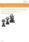 Guía de instalación y uso:  MCU5-2 y MCU W-2
