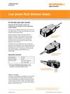 Data sheet:  Low power RLD detector heads