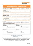 Código de empresa del Grupo Renishaw