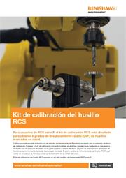 Folleto:  Kit de calibración del husillo RCS